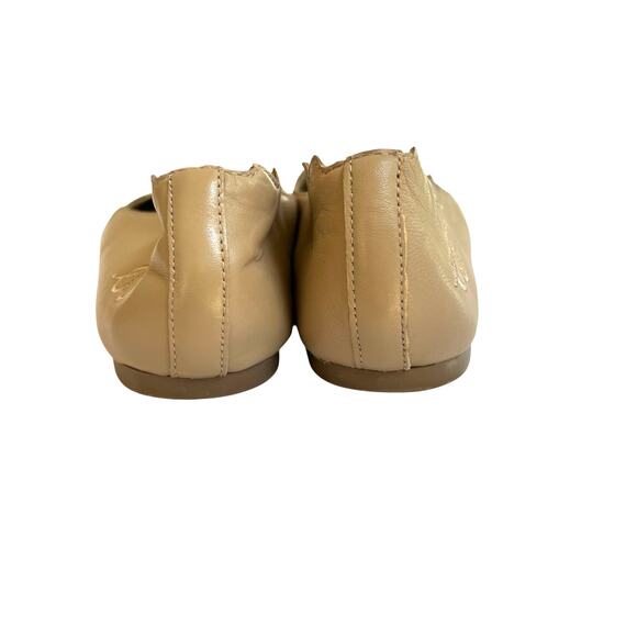 Sam Edelman Finnegan Scalloped Ballet Flats Nude Beige Size 9.5 - Picture 11 of 11